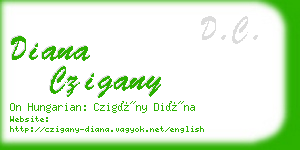 diana czigany business card